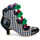 Sapatos Mulher Botins Irregular Choice CHERRY COLA Preto / Branco
