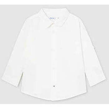 Textil Rapaz Camisas mangas comprida Mayoral 117-32-1-12 Branco