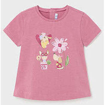 Textil Rapariga T-shirts e Pólos Mayoral 1014-34-9-12 Rosa
