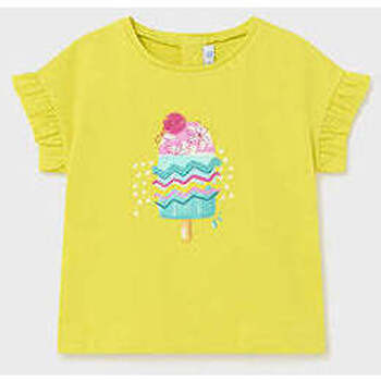 Textil Rapariga T-shirts e Pólos Mayoral 1013-28-5-12 Amarelo