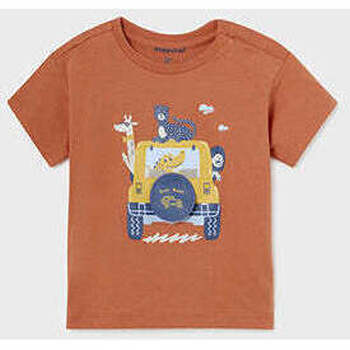 Textil Rapaz T-shirts e Pólos Mayoral 1021-16-10-12 Laranja