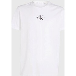 Textil Homem T-Shirt mangas curtas Calvin Klein Jeans J30J323483YAF Branco