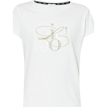 Textil Mulher T-shirts e Pólos Liu Jo TA4136JS003 Branco