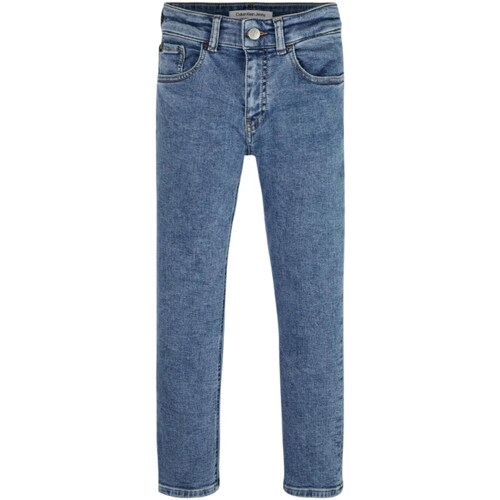 Textil Rapaz Calças Jeans Calvin Klein Trapezoid Shadow Camera IB0IB01909 Azul