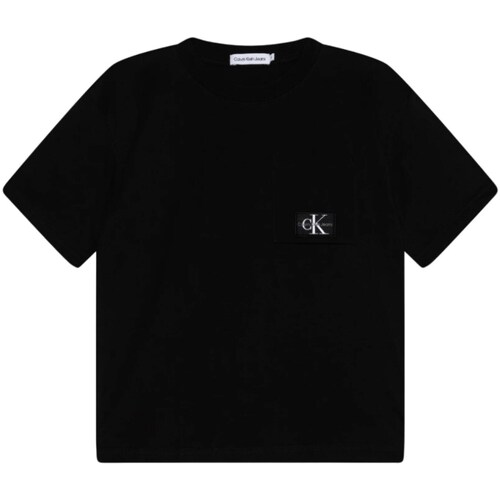 Textil Rapaz Joma t-shirt ETRO van gemengd katoen Calvin Klein Jeans IB0IB01978 Preto
