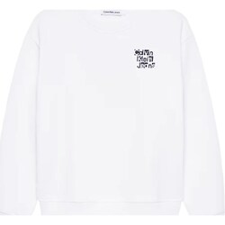 Textil Rapaz Sweats KOSTUUM Calvin Klein Jeans IB0IB01952 Branco
