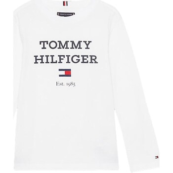 Textil Rapaz T-shirt mangas compridas Tommy bianco Hilfiger KB0KB08672 Branco