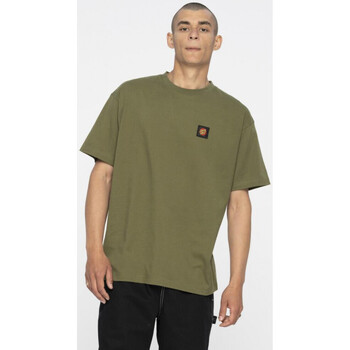 Textil Homem hat einen Neckholder-Ausschnitt und Kontrasteinsätze Santa Cruz Classic label t-shirt Verde
