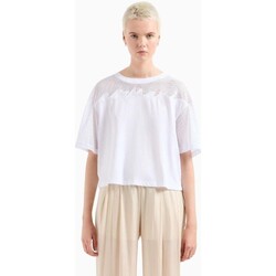 Textil Mulher T-shirts e Pólos EAX 3DYT34 YJ3RZ Branco