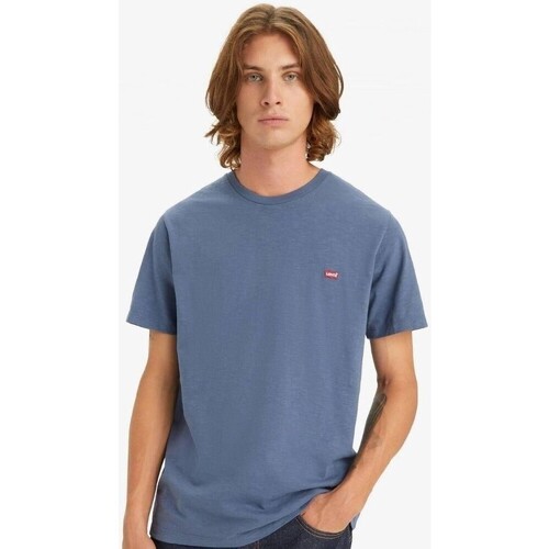Textil Homem T-Shirt mangas curtas Levi's 56605 0197 ORIGINAL Azul