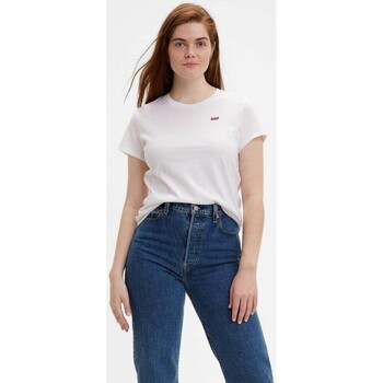 Textil Mulher T-shirts e Pólos Levi's 39185 0006 PERFECT Branco