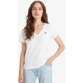 Textil Mulher T-shirts e Pólos Levi's 85341 0002 PERFECT VNECK Branco