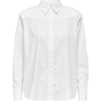 Textil Mulher camisas Only 15327687 ALEXIS-WHITE Branco