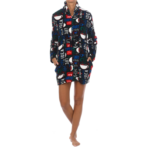 Textil Mulher Pijamas / Camisas de dormir Kisses&Love 41805-UNICO Preto
