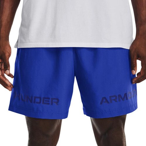 Textil Homem Shorts / Bermudas Under Preto Armour  Azul