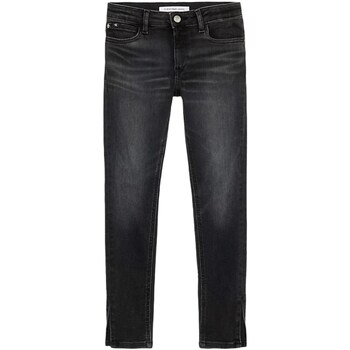 Textil Rapariga Calças Jeans Scialle Calvin Klein Jeans IG0IG02268 Preto