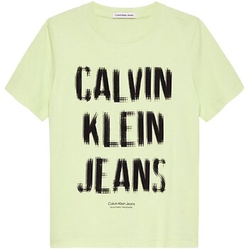 Textil Rapaz cropped pleated pants Calvin Klein Jeans IB0IB01974 Verde