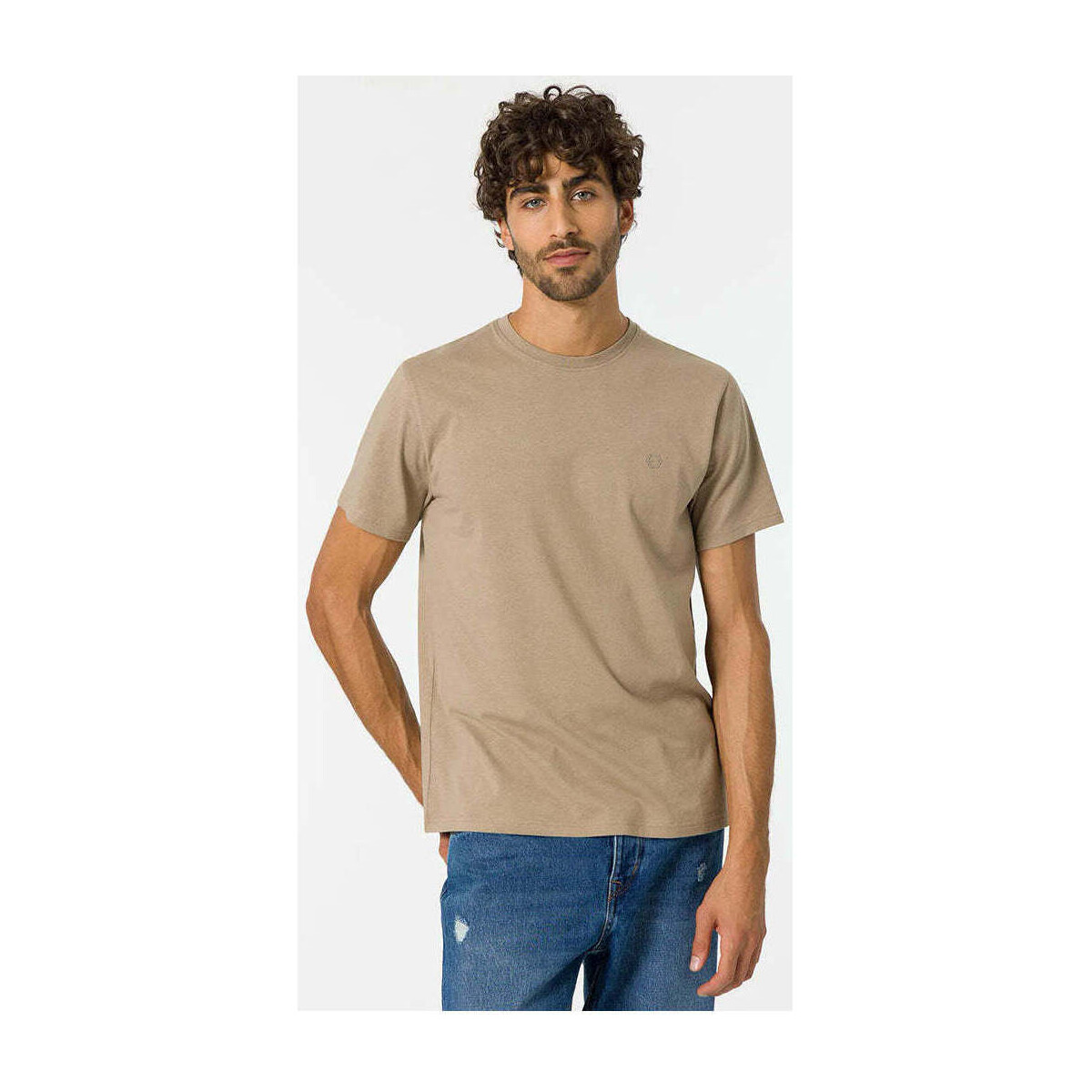 Textil Homem T-shirts e Pólos Tiffosi 10048304-174-7-1 Castanho