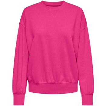 Textil Mulher Sweats Only 15312085 BELLA NECK-RASPBERRY ROSE Violeta