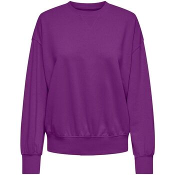 Textil Mulher Sweats Only 15312085 BELLA NECK-PURPLE MAGIC Violeta