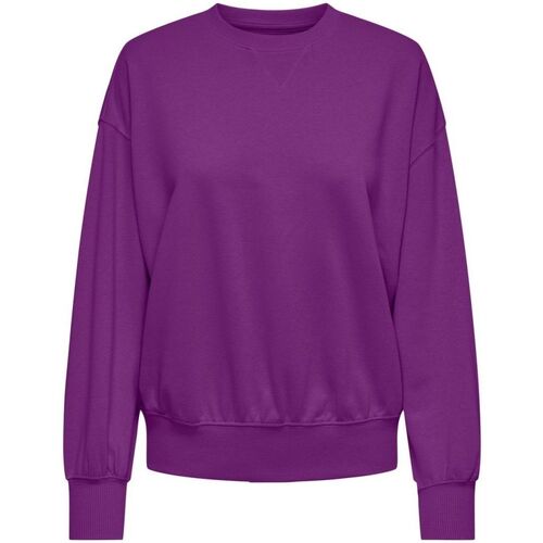 Textil Mulher Sweats Only 15312085 BELLA NECK-PURPLE MAGIC Violeta