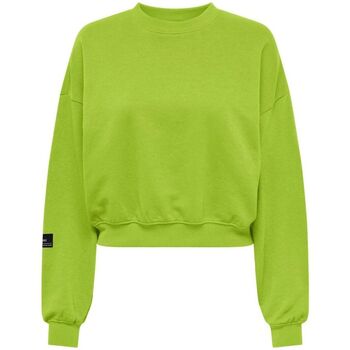 Textil Mulher Sweats Only 15312086 BELLA SHORT-LIME GREEN Verde