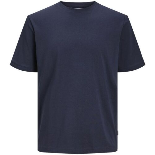 Textil Homem T-shirts e Pólos Jack & Jones 12251351 SPENCER-NIGHT SKY Azul