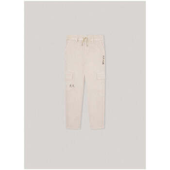 Textil Rapaz Calças Pepe jeans vintage PB210699-804-18-21 Branco