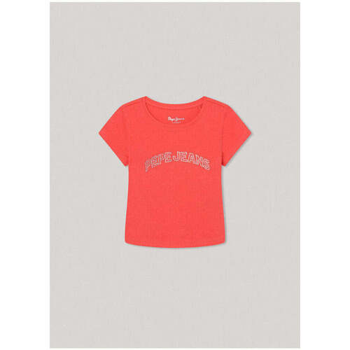 Textil Rapariga T-shirts e Pólos Pepe Herren jeans PG503088-241-11-21 Vermelho