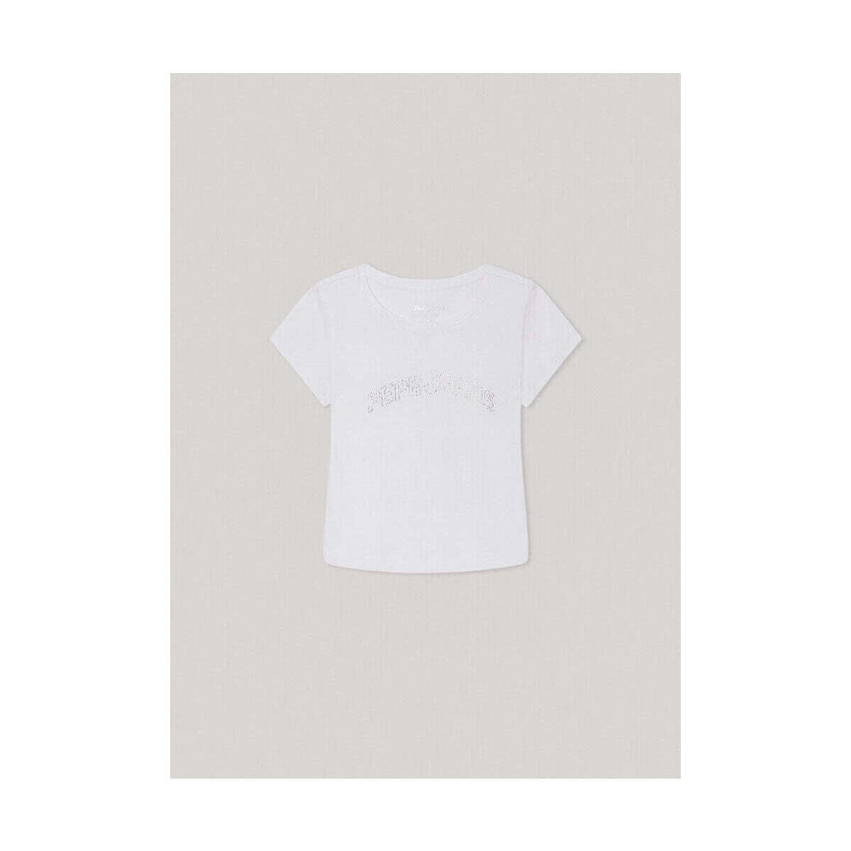 Textil Rapariga T-shirts e Pólos Pepe jeans PG503088-800-1-21 Branco