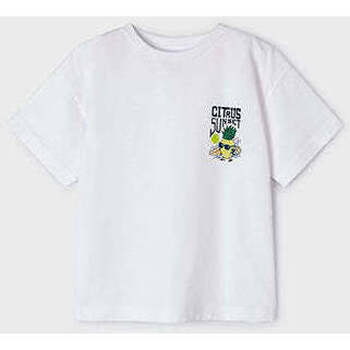 Textil Rapaz T-shirts e Pólos Mayoral 3023-34-1-17 Branco