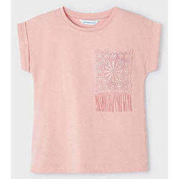 Textil Rapariga T-shirts collared e Pólos Mayoral 3087-38-9-17 Rosa