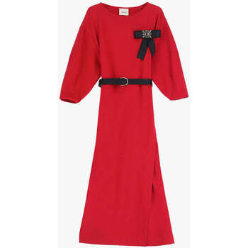 Textil Mulher Vestidos Dixie AIVTVLF-2-1 Vermelho