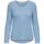 Textil Mulher camisolas Only 15113356 GEENA-CLEAR SKY Azul