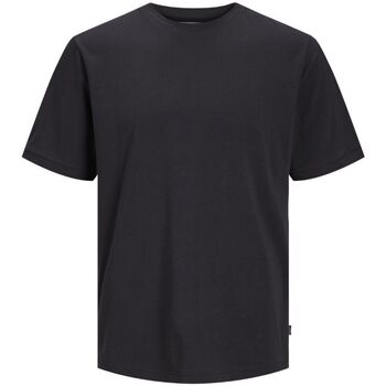 Textil Homem T-shirts e Pólos Jack & Jones 12251351 SPENCER-BLACK ONYX Preto