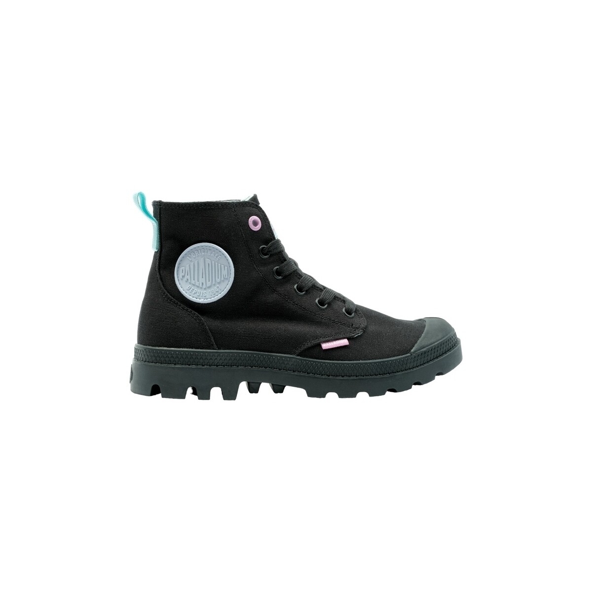 Sapatos Mulher Botins Palladium PAMPA MONOPOP  008-BLACK 99140 Preto