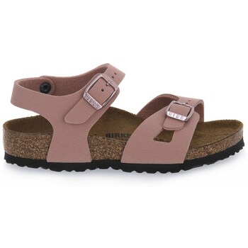 Sapatos Criança Sandálias BIRKENSTOCK Rio Cor-de-rosa, Castanho