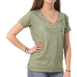 Textil Mulher T-shirts e Pólos Von Dutch  Verde