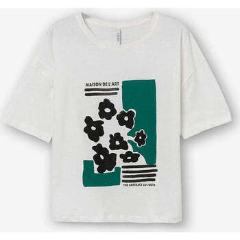 Textil Mulher T-shirts e Pólos Tiffosi 10053782-110-1-3 Branco