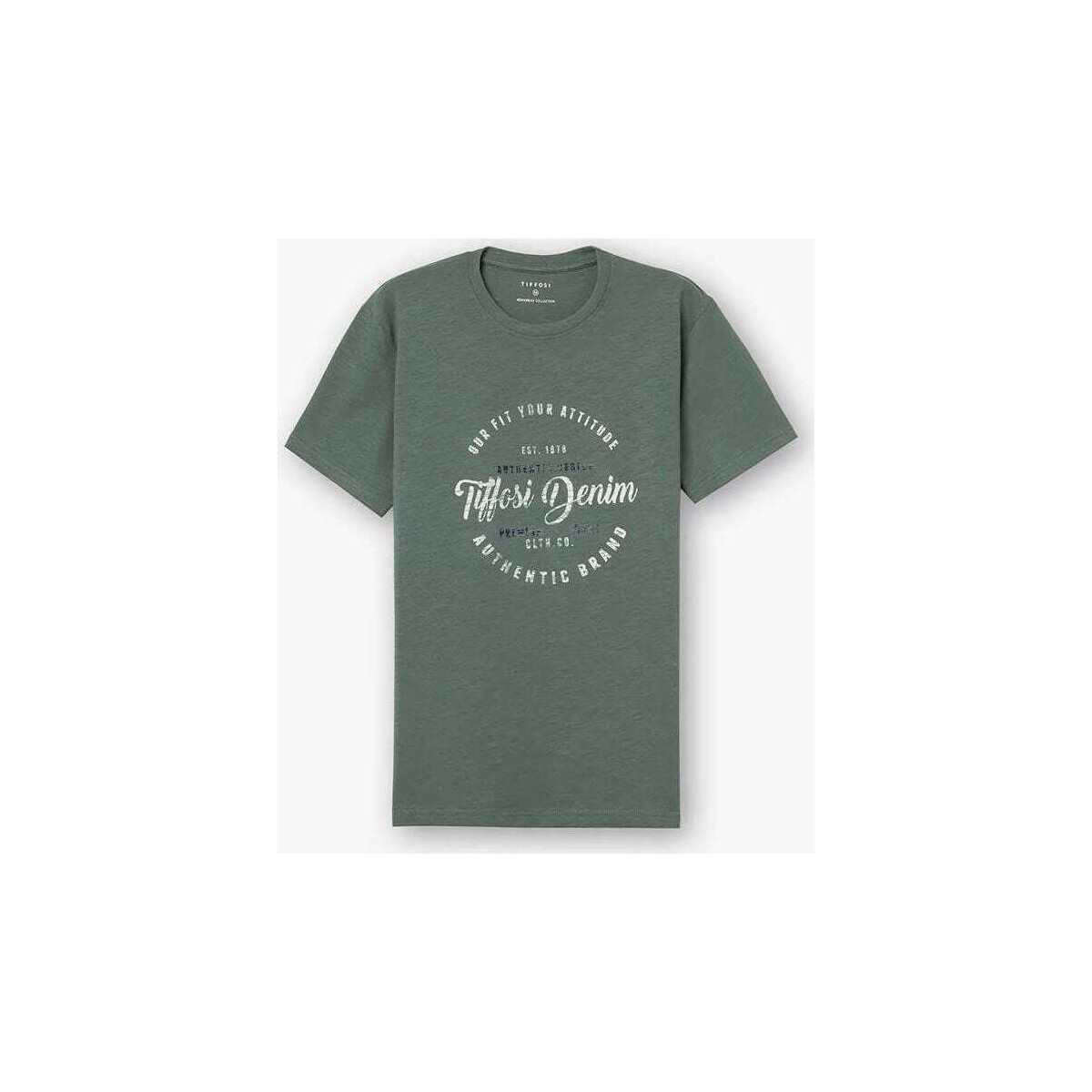 Textil Homem T-shirts e Pólos Tiffosi 10054095-802-4-3 Verde