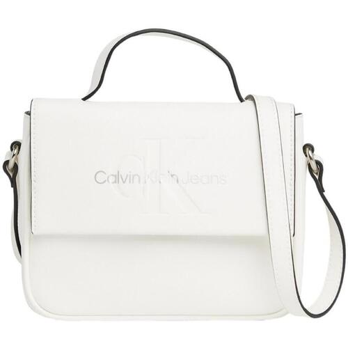 Malas Mulher Bolsa Calvin Klein Jeans V-neck Branco