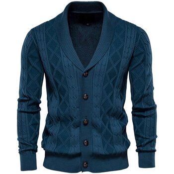 Textil Homem Casacos de malha Atom Y168_Dark_blue Azul