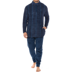 Textil Homem Pijamas / Camisas de dormir Kisses&Love 41989-AZUL Azul