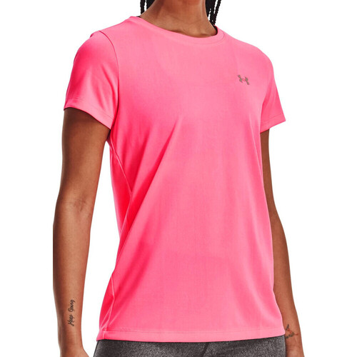 Textil Mulher T-shirts e Pólos Under Armourprint Armour  Rosa