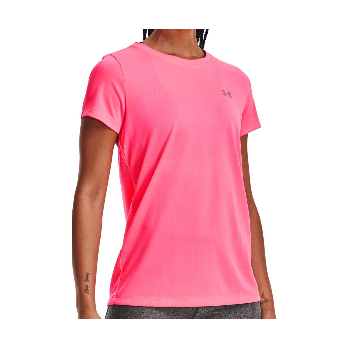 Textil Mulher T-shirts e Pólos Under Armour  Rosa