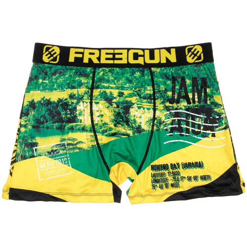 Joggings & roupas de treino Homem Boxer Freegun  Amarelo