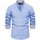 Textil Homem Camisas mangas comprida Atom SH700 Azul