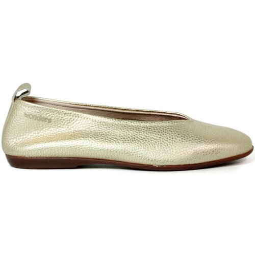 Sapatos Mulher Calçado de segurança Wonders BAILARINA FLEXIBLE DE PIEL  PEPA  A-8661 SAUVAG PLATINO Prata