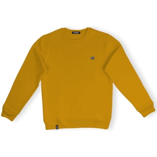 Textil Homem Sweats Organic Monkey Sweatshirt Retro Sound - Mustard Amarelo