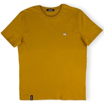 Organic Monkey T-Shirt Paper Plane - Mustard Amarelo